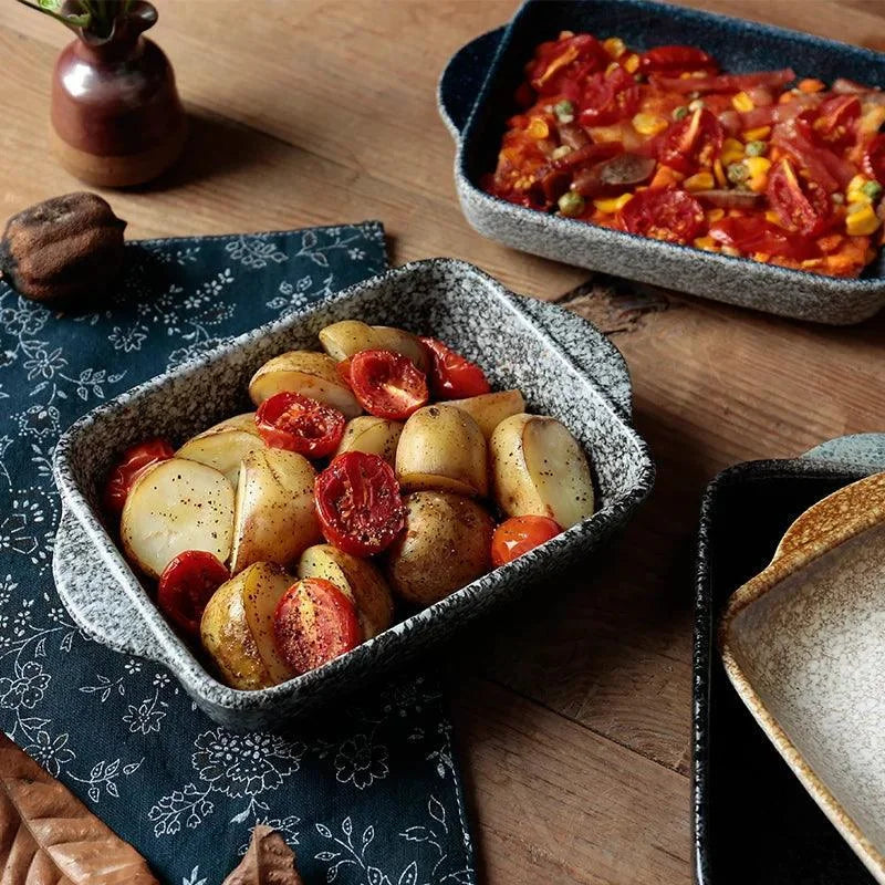 Assadeira de Cerâmica Japonesa para Forno, Mesa e Servir Lenogue