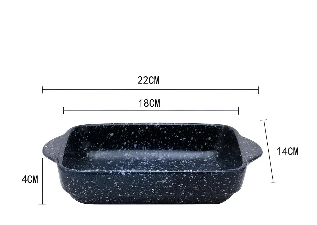 Assadeira de Cerâmica Japonesa para Forno, Mesa e Servir Lenogue Azul