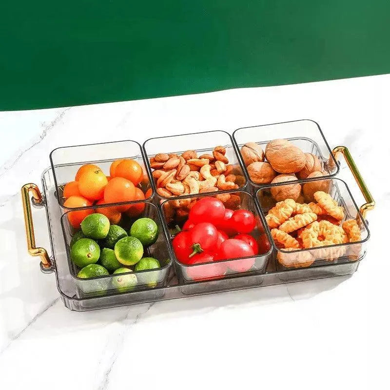 Bandeja Multifuncional para Lanches com Potes Organizadores Lenogue