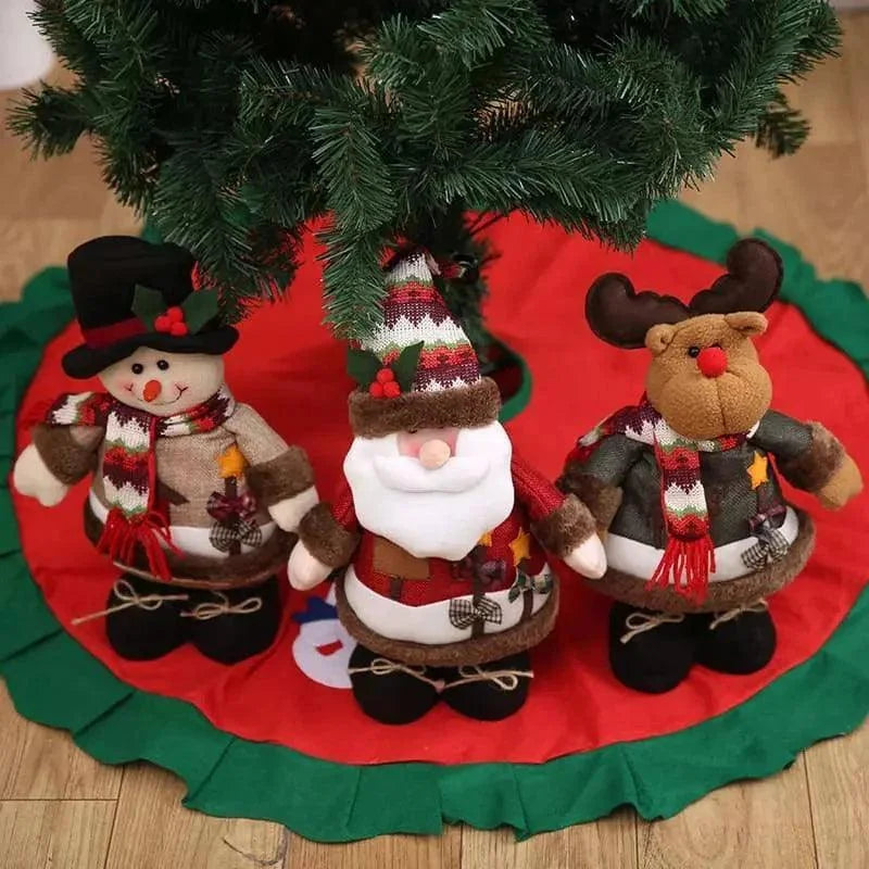 Bonecos de Natal de Pelúcia para Decoração Festiva Lenogue