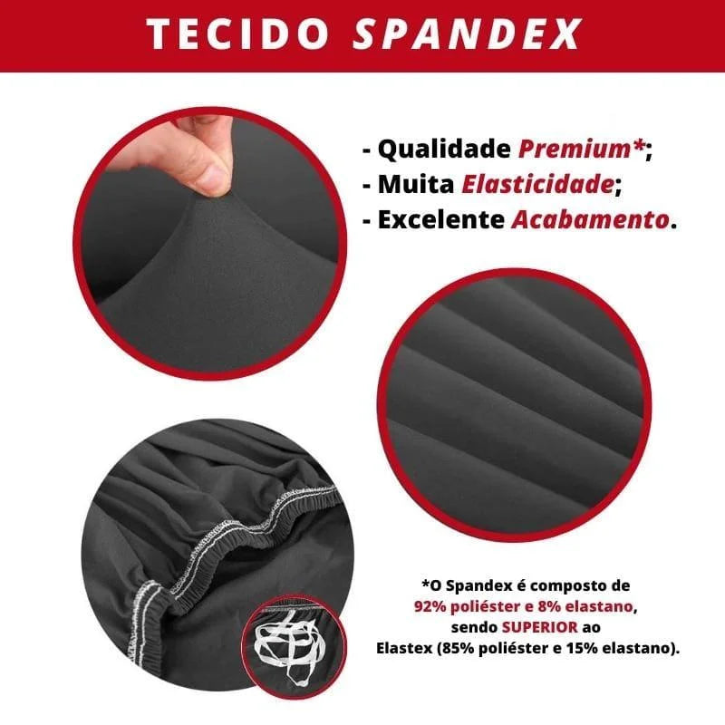 Capa de Cadeira de Jantar Spandex Verde Esmeralda Impermeável Lenogue