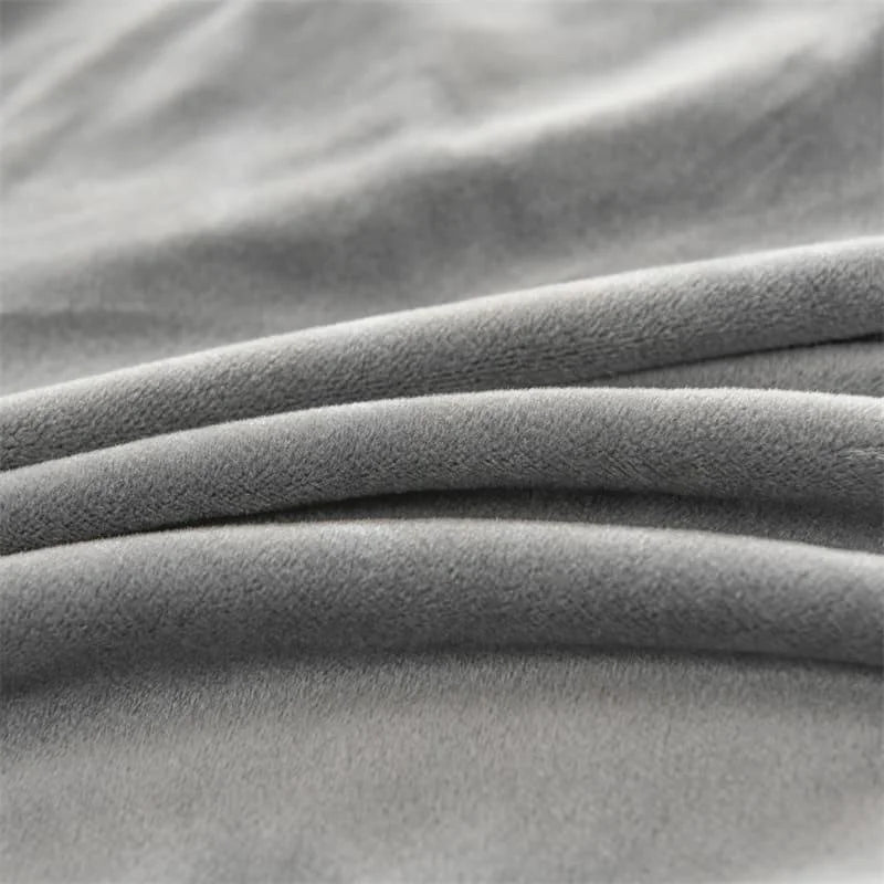 Capa de Cadeira de Jantar Suede Premium Impermeável Cinza Lenogue
