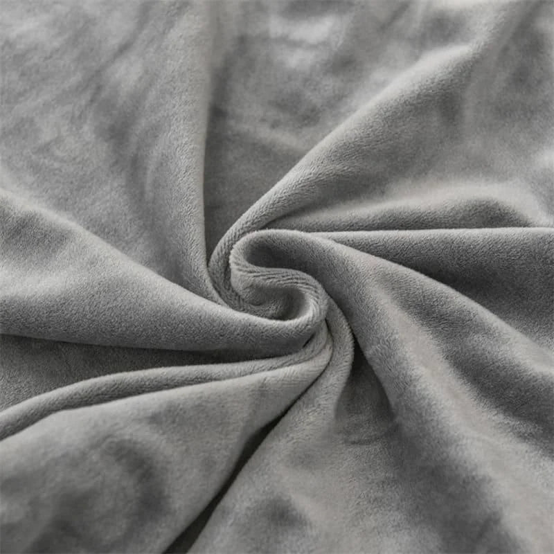 Capa de Cadeira de Jantar Suede Premium Impermeável Cinza Lenogue