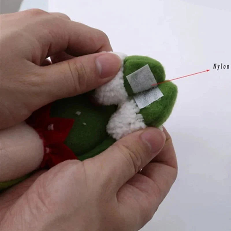 Capa para Garrafa de Vinho Natalina com Papai Noel e Boneco de Neve Lenogue
