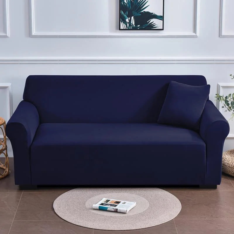 Capa para Sofá Spandex Cinza Escuro Impermeável para Sala Lenogue 1 lugar (90-140cm)