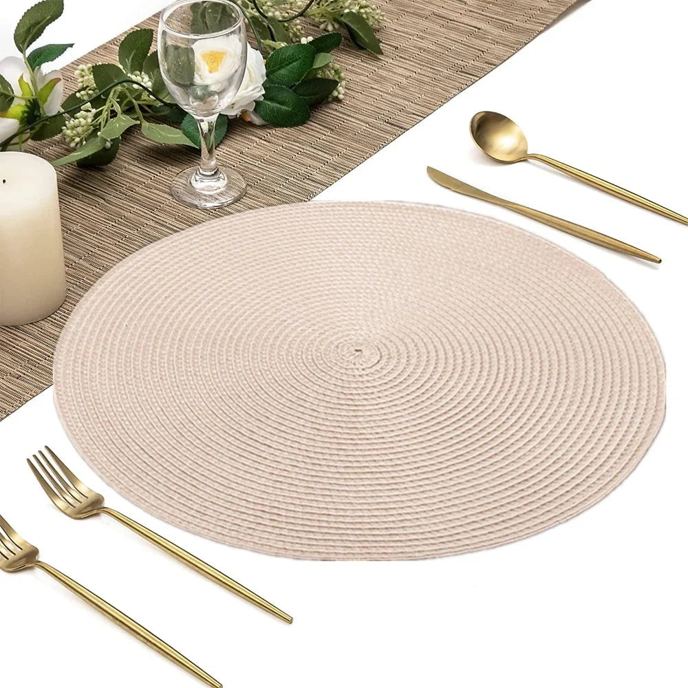 Conjunto de Jogo Americano 6 Peças para Mesa de Jantar Lenogue