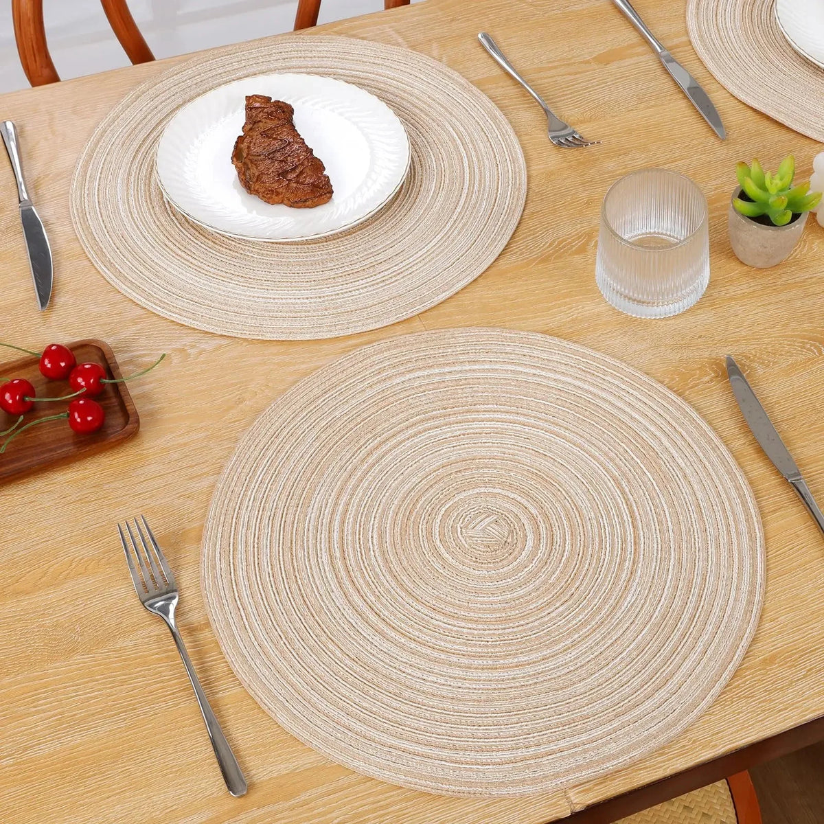 Conjunto de Jogo Americano 6 Peças para Mesa de Jantar Lenogue