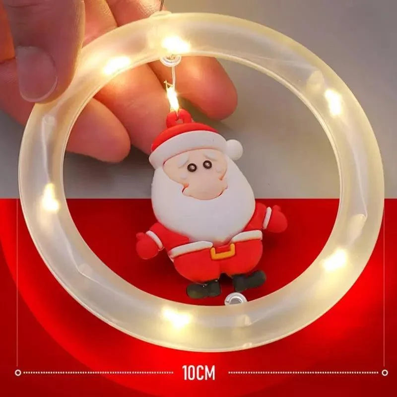 Cortina de Luzes Led para Decoração de Natal Lenogue