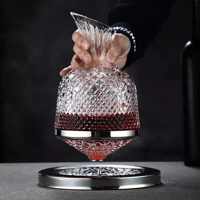 Decanter de Vinho de Vidro Cristal 1500ml para Aeração Lenogue