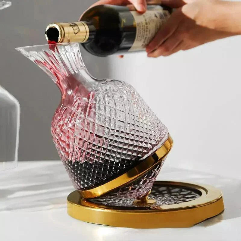 Decanter de Vinho de Vidro Cristal 1500ml para Aeração Lenogue