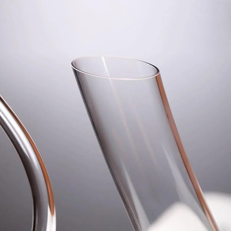 Decanter de Vinho de Vidro em Formato de Cisne 1500ml Lenogue