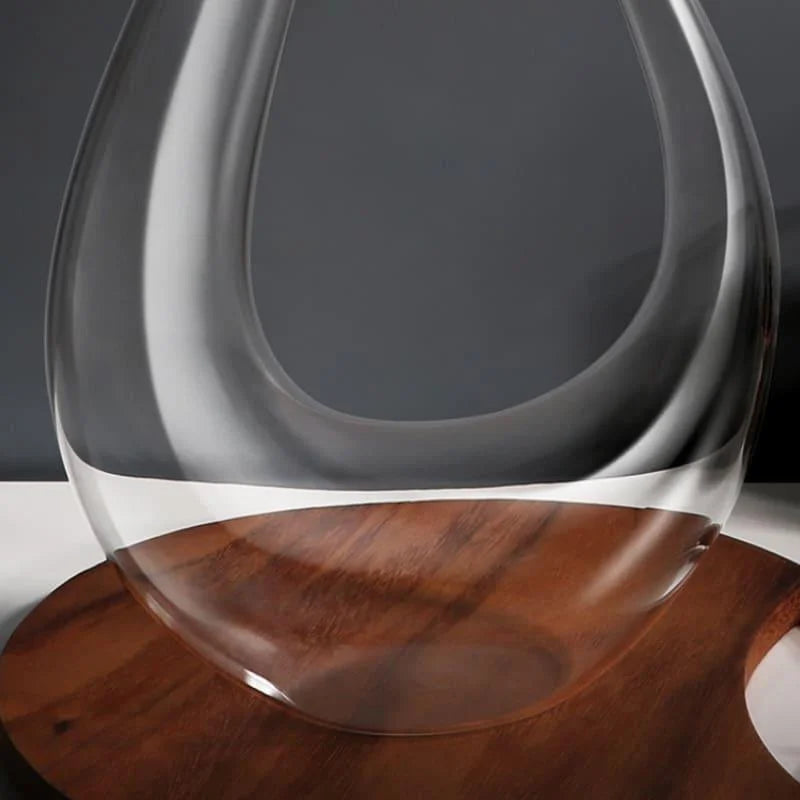 Decanter de Vinho de Vidro em Formato de Cisne 1500ml Lenogue