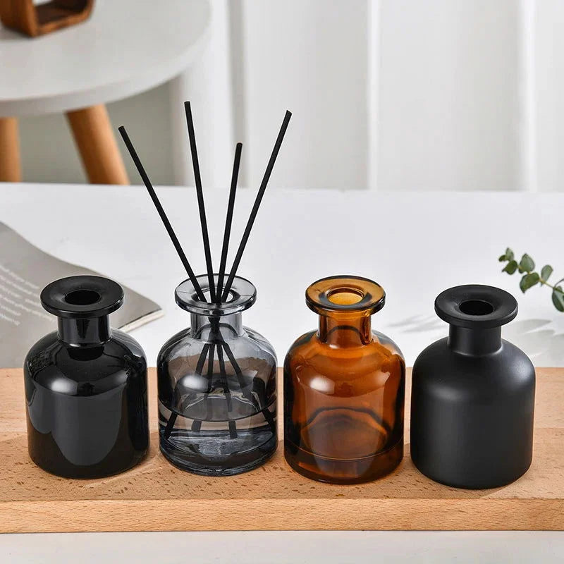 Difusor de óleo Essencial Decorativo com Varetas e Frasco de Vidro Lenogue