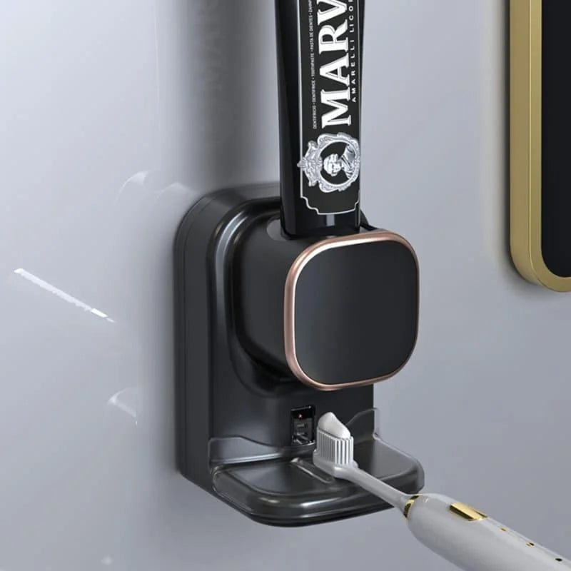 Dispensador Automático de Pasta de Dente com Sensor e Usb Lenogue Preto