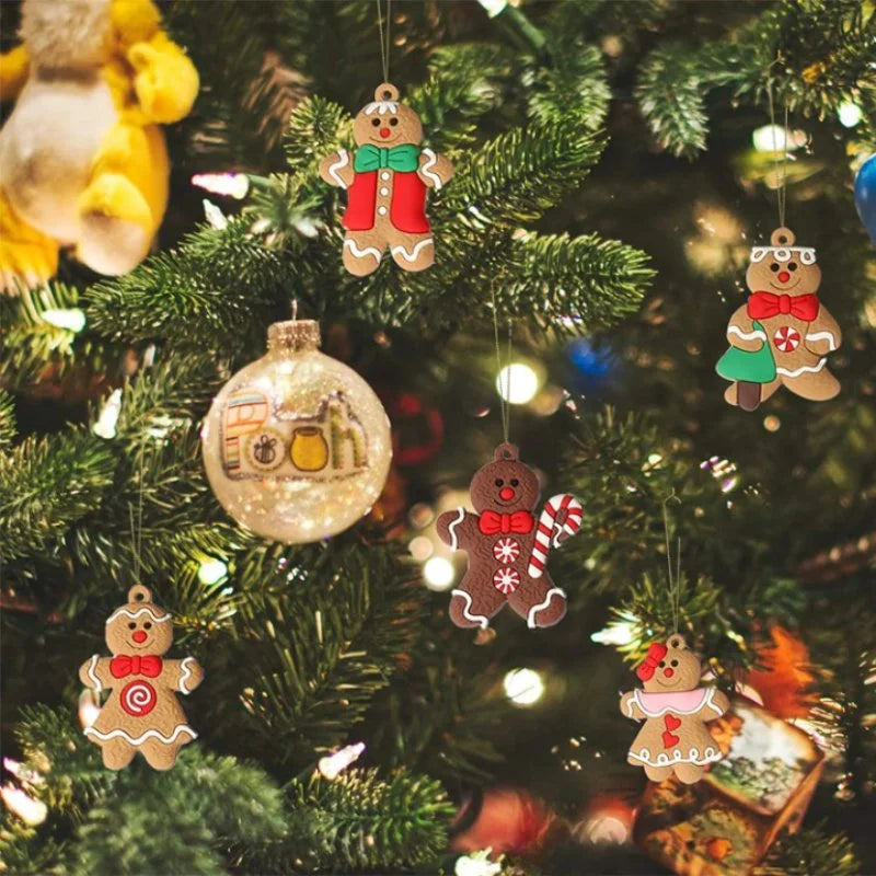 Enfeite de Natal em Formato de Biscoito com 12 Unidades Lenogue