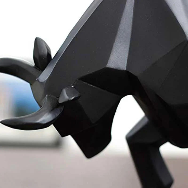 Estátua de Touro em Resina para Decoração de Mesa Lenogue