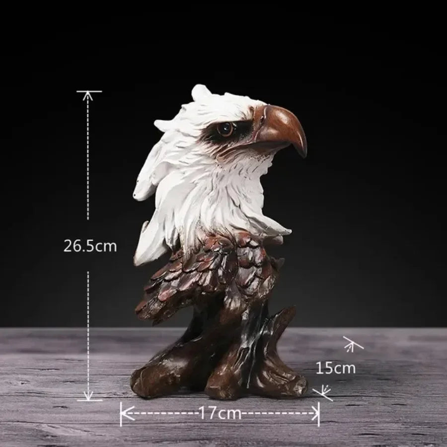 Estátua Decorativa de Animal em Resina Estilo Europeu Lenogue