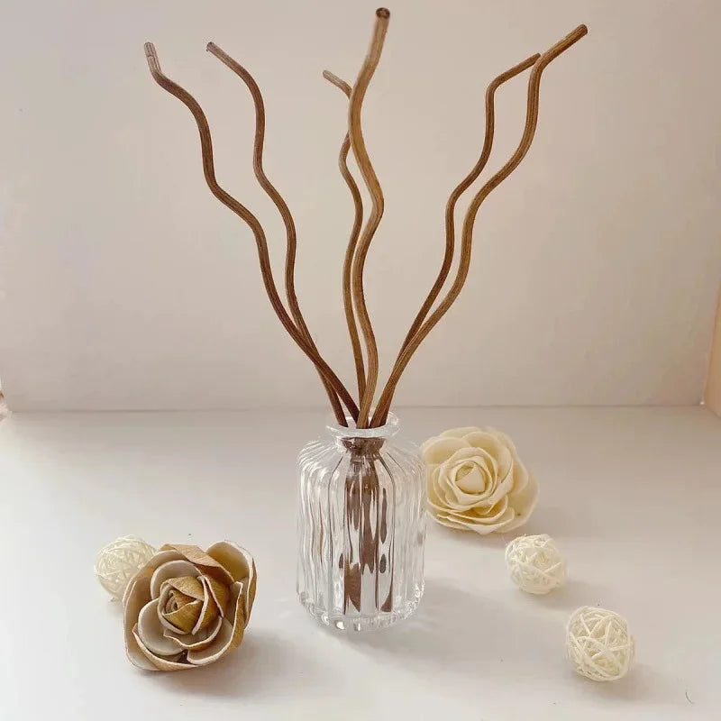 Kit 20 Varetas de Rattan Onduladas para Difusores de Aromas Lenogue