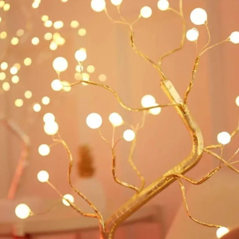Luminária árvore de Led Decorativa para Quarto, Sala e Mesa Lenogue