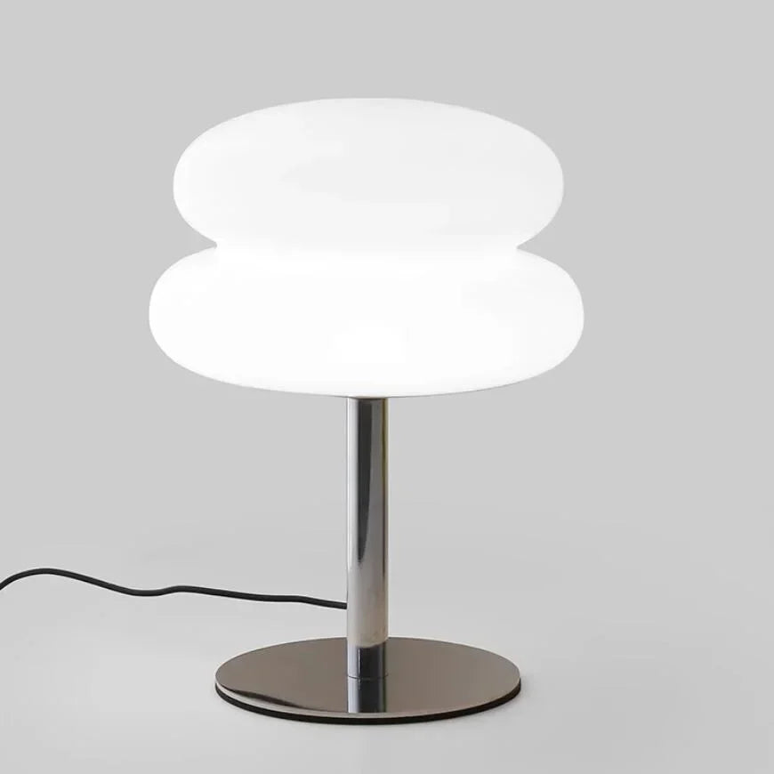 Luminária de Mesa Nuvem Branca Lueur Cristal Luz Regulável Lenogue Branco