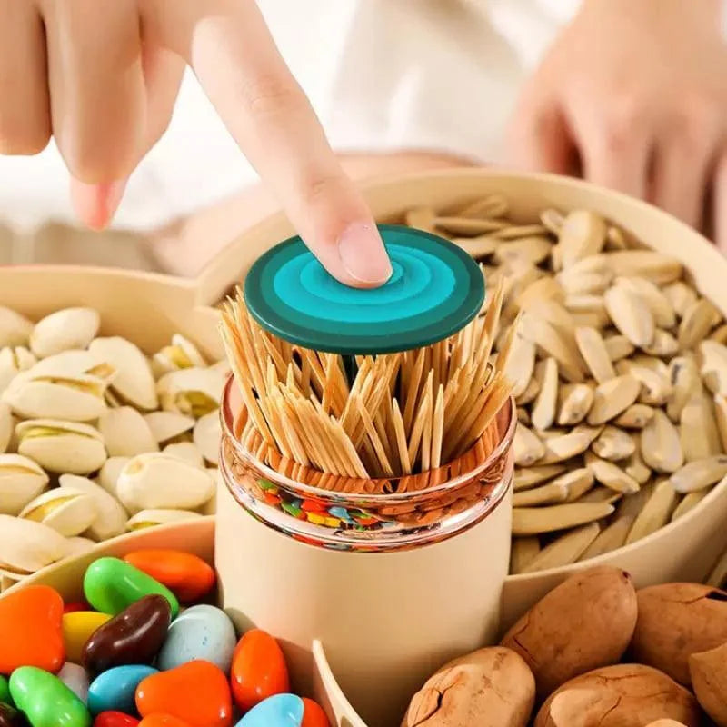 Organizador Giratório para Alimentos e Doces com Tampa Hermética Lenogue