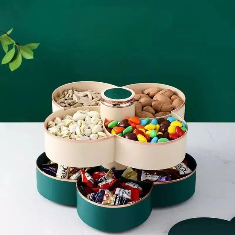Organizador Giratório para Alimentos e Doces com Tampa Hermética Lenogue
