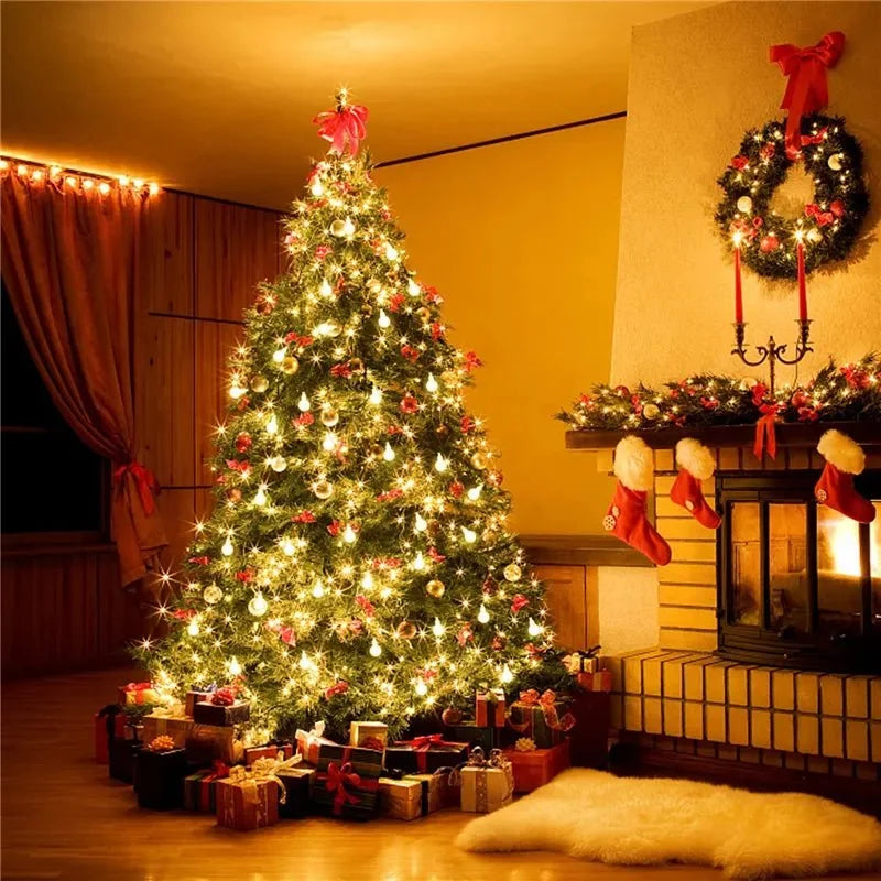 Pisca Pisca Estrela Led Decorativo para Natal Recarregável Lenogue