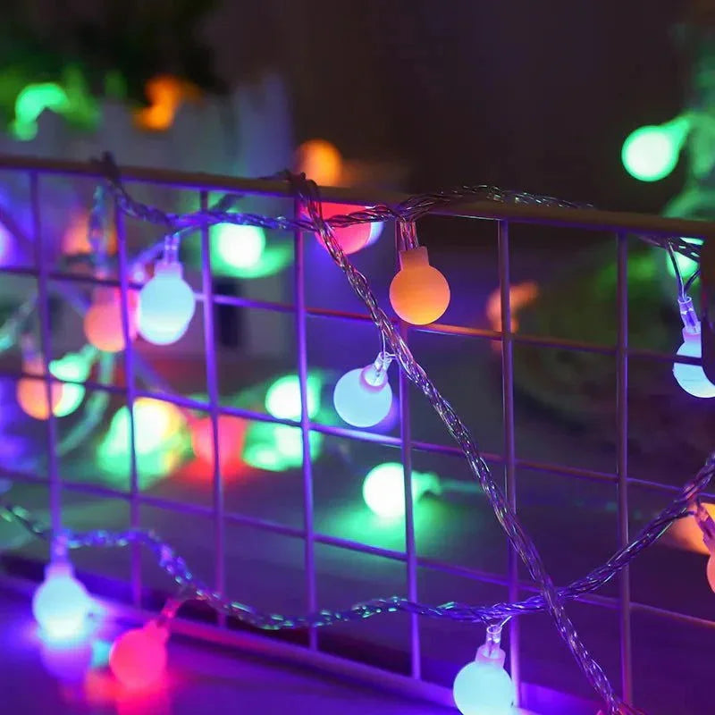 Pisca Pisca Estrela Led Decorativo para Natal Recarregável Lenogue Multicolorido / 1.5 Metros (10 LEDs)
