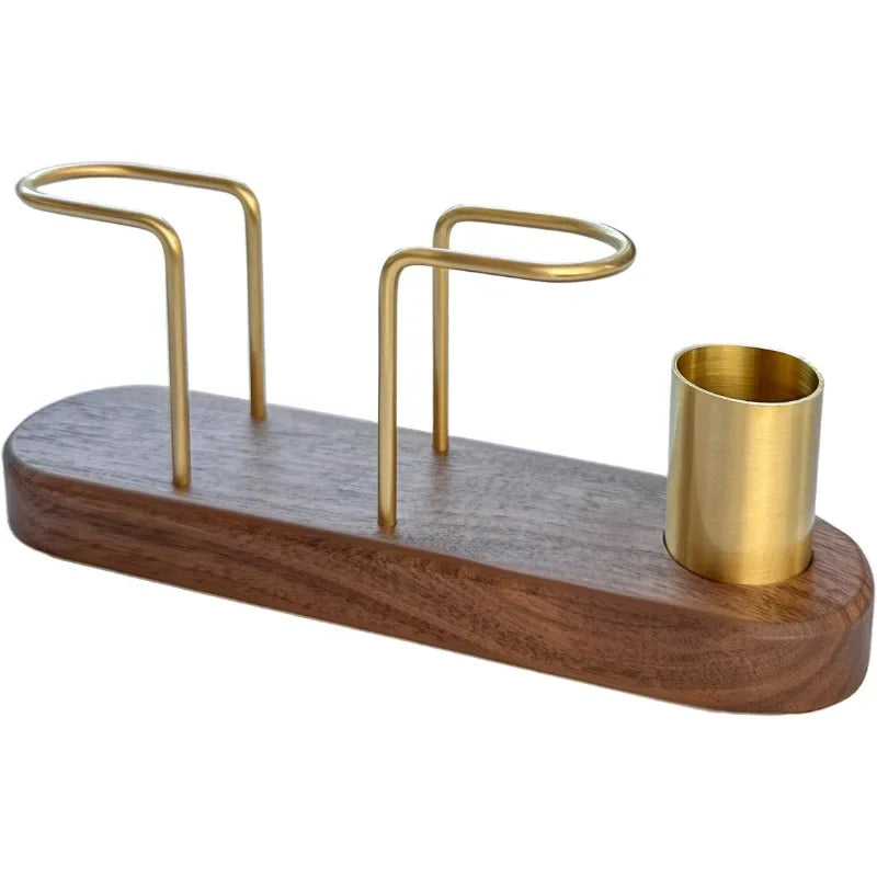 Porta Lenços de Madeira Estilo Japonês Minimalista para Mesa Lenogue