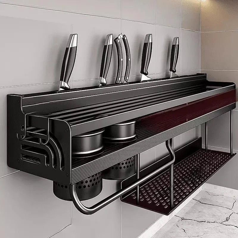 Prateleira Multifuncional para Cozinha em Aço Inox Lenogue