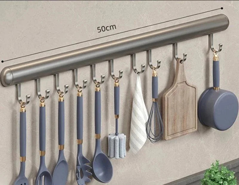 Suporte de Parede para Organização de Utensílios de Cozinha Lenogue