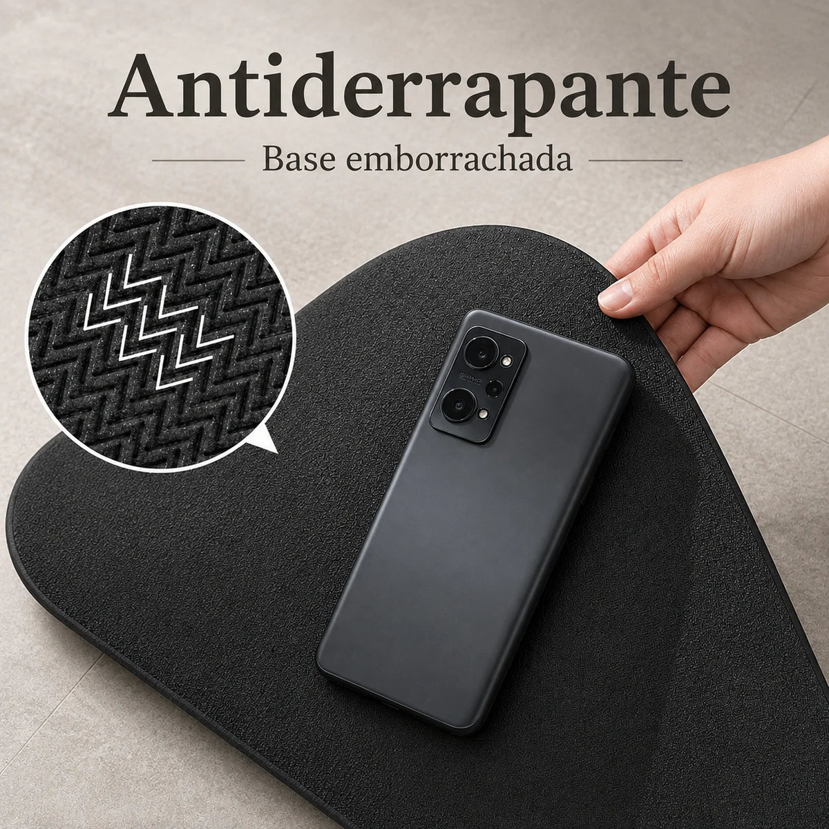 Tapete de Cozinha Doux Linho Absorvente Camadas Antiderrapante Lenogue