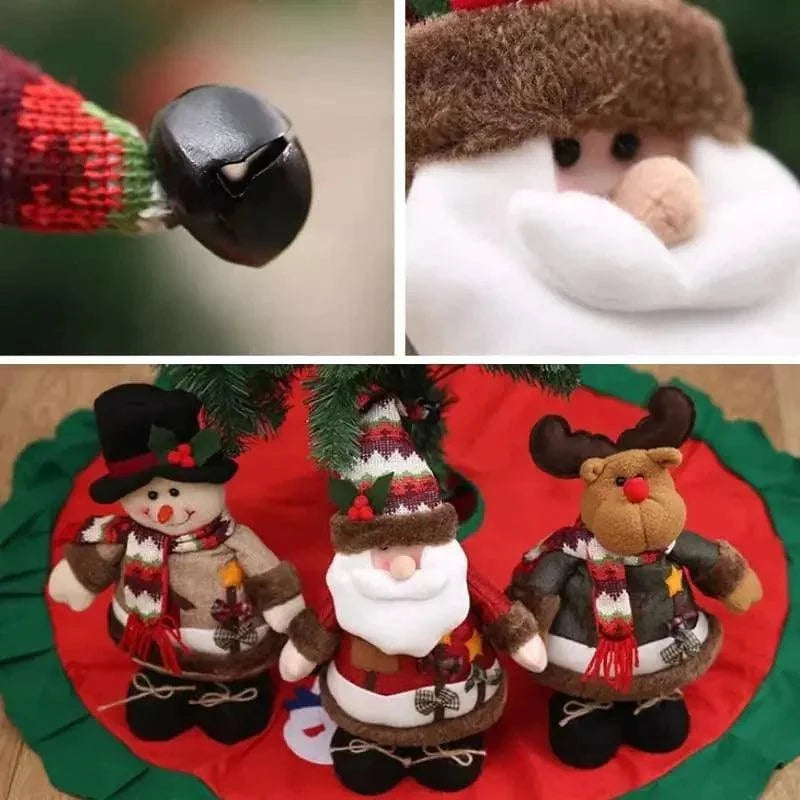 Bonecos de Natal de Pelúcia para Decoração Festiva Lenogue