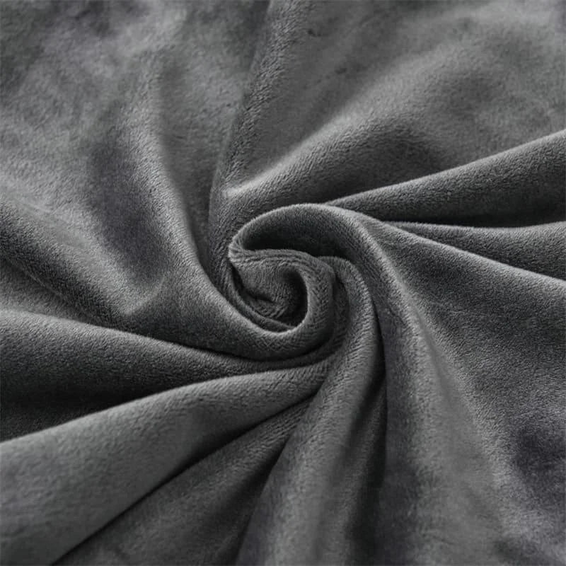 Capa de Cadeira de Jantar Suede Premium Impermeável Cinza Escuro Lenogue