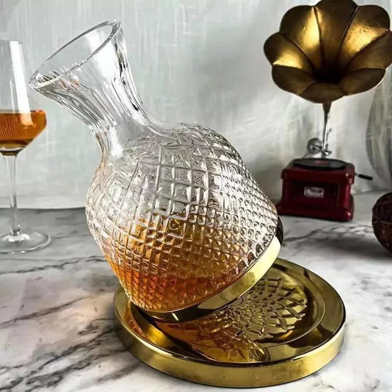 Decanter de Vinho de Vidro Cristal 1500ml para Aeração Lenogue