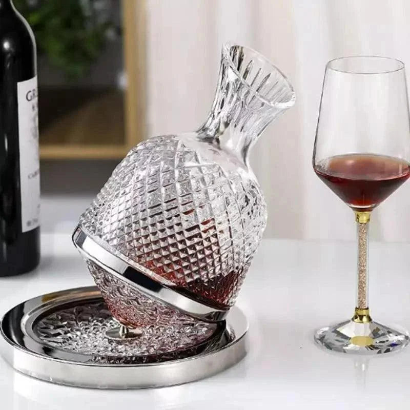 Decanter de Vinho de Vidro Cristal 1500ml para Aeração Lenogue