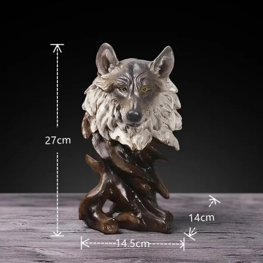 Estátua Decorativa de Animal em Resina Estilo Europeu Lenogue