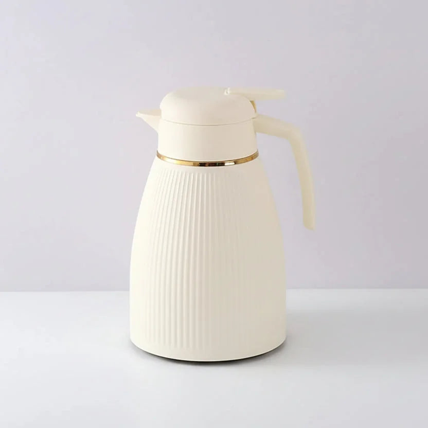 Garrafa Térmica de Inox para Café e Chá com Forro de Vidro Lenogue
