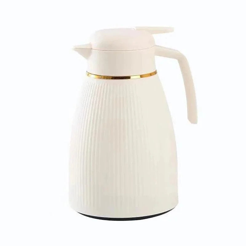 Garrafa Térmica de Inox para Café e Chá com Forro de Vidro Lenogue