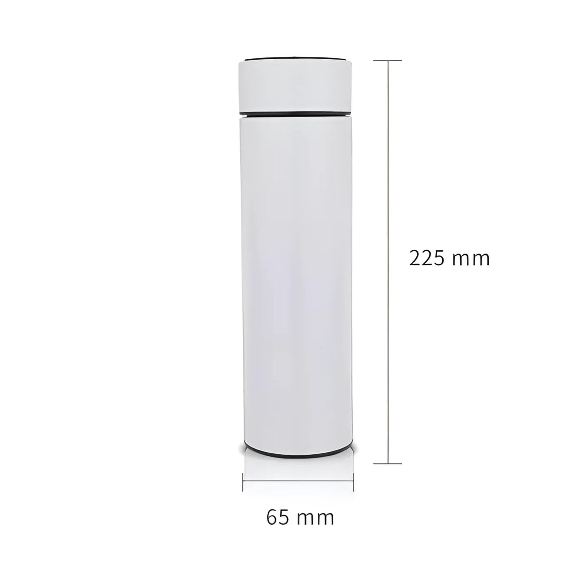 Garrafa Térmica Inox com Sensor de Temperatura Digital Led para Bebidas Lenogue