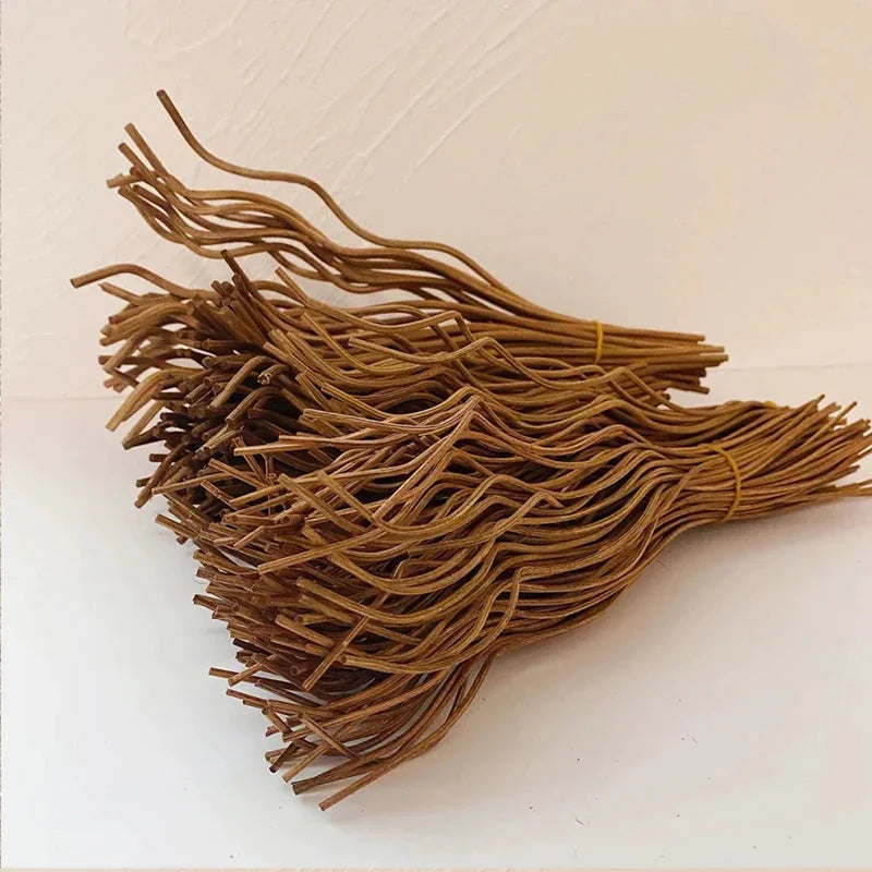 Kit 20 Varetas de Rattan Onduladas para Difusores de Aromas Lenogue