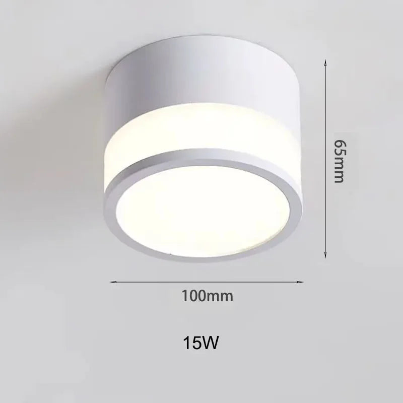 Luminária de Teto Led de Alumínio Estilo Nórdico para Sala Lenogue