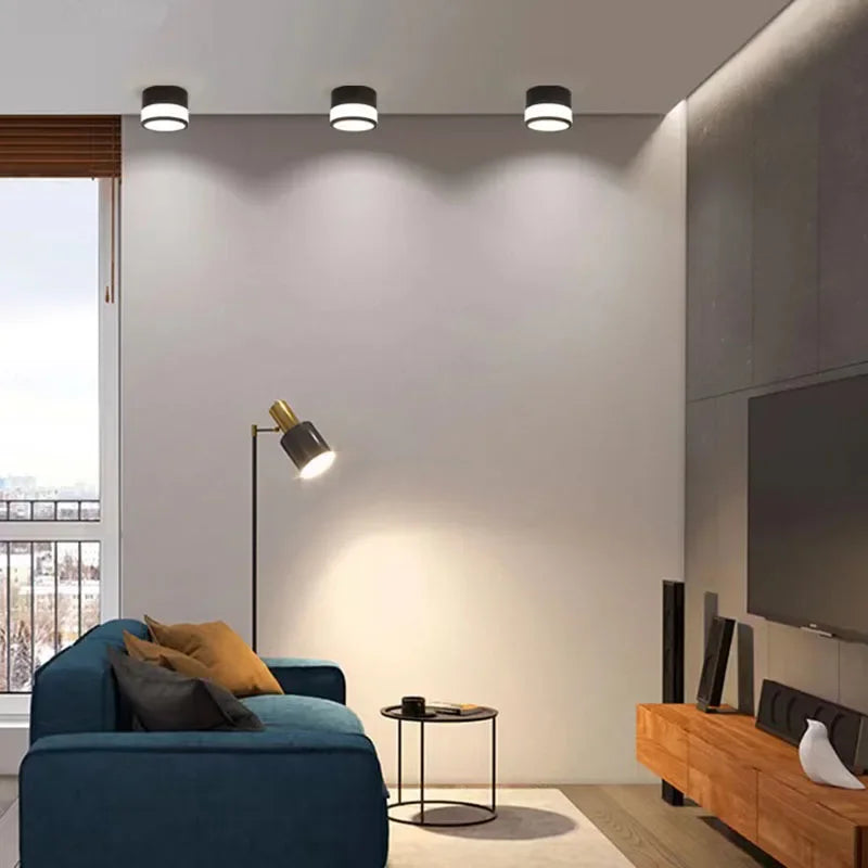 Luminária de Teto Led de Alumínio Estilo Nórdico para Sala Lenogue