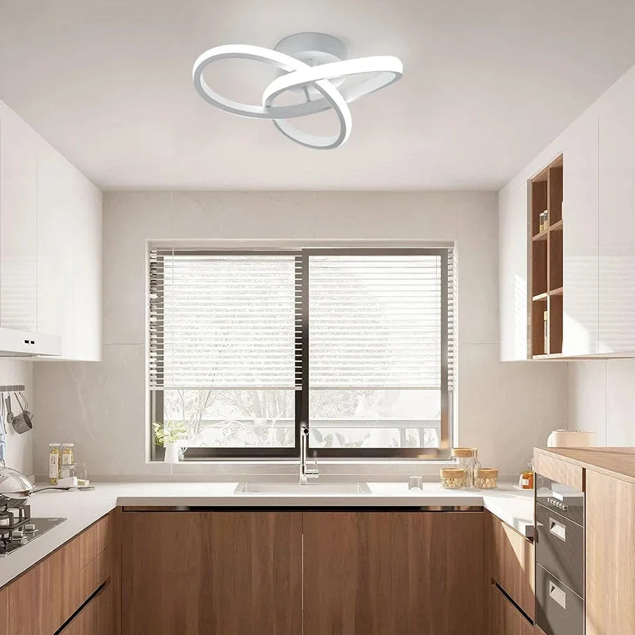 Lustre Led de Teto com 3 Cores para Quarto e Sala de Jantar Lenogue