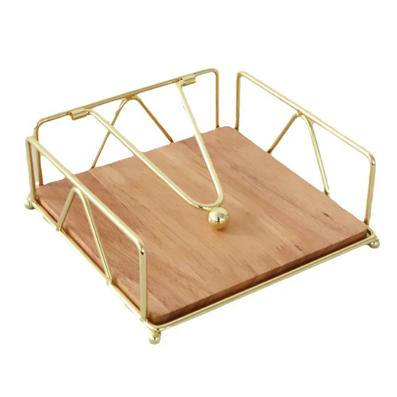 Porta Guardanapos em Metal para Mesa Cozinha Lenogue