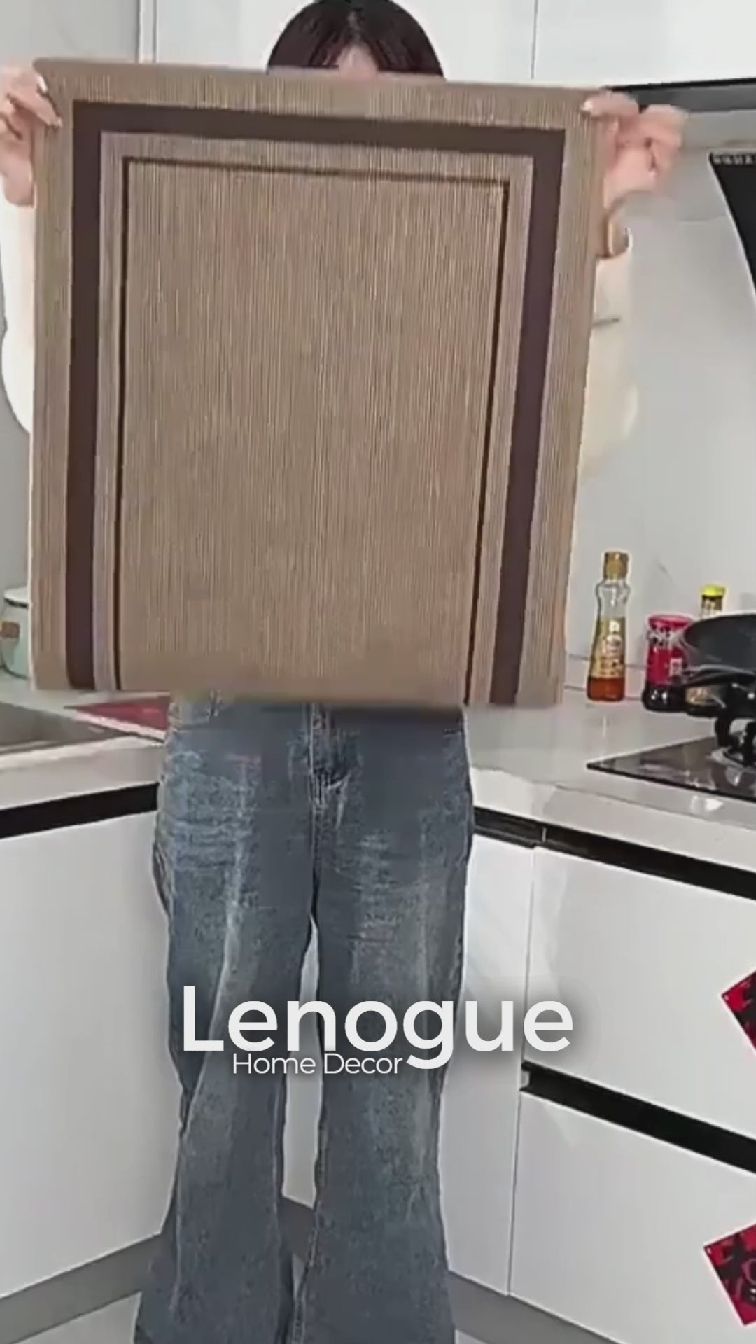 Tapete de Cozinha Confort Linho Antiderrapante Absorvente Lenogue