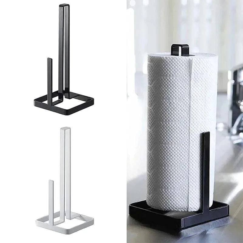 Suporte de Papel Toalha de Metal para Bancada e Cozinha Lenogue