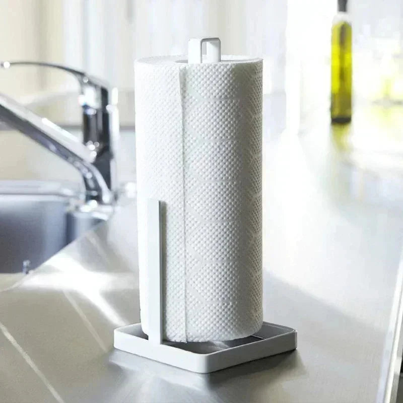 Suporte de Papel Toalha de Metal para Bancada e Cozinha Lenogue