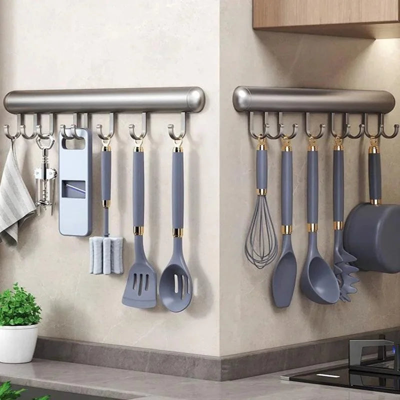 Suporte de Parede para Organização de Utensílios de Cozinha Lenogue