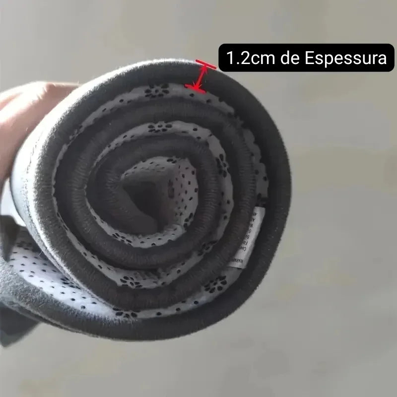 Tapete de Banho Antiderrapante com Textura de Pedra Lenogue